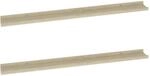 vidaXL Wandregale 2 Stk Sonoma-Eiche 100x9x3 cm 326682