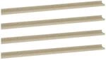 vidaXL Wandregale 4 Stk Sonoma-Eiche 115x9x3 cm 326688