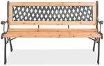 vidaXL Gartenbank 122 cm Holz