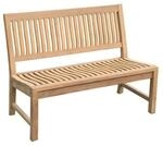 Lex Premium Teak Gartenbank Kingsbury Teakbank Parkbank Teakbank 120cm
