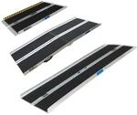 TRUTZHOLM Rollstuhlrampe Klappbar 213 cm Traglast 272 kg Schwarz Beschichtet