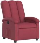 vidaXL Relaxsessel Wei&szlig;rot Stoff Modell 51