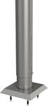 Biohort Steher f&uuml;r Sichtschutz zum And&uuml;beln 135 cm hvst. Quarzgrau-Metallic