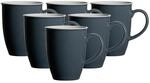 Ritzenhoff & Breker DOPPIO Kaffeebecher 320 ml 6er Set Anthrazit