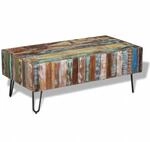 vidaXL Couchtisch Altholz Massiv 100x50x38 cm 243455