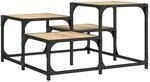 vidaXL Couchtisch Sonoma-Eiche 68x68x40 cm Holzwerkstoff