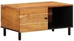 vidaXL Couchtisch 80x50x40 cm Massivholz Akazie