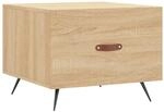 vidaXL Couchtisch Sonoma-Eiche 50x50x40 cm Holzwerkstoff Modell 6