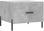 vidaXL Couchtisch Betongrau 50x50x40 cm Holzwerkstoff Modell 1