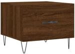 vidaXL Couchtisch Braun Eichen-Optik 50x50x40 cm Holzwerkstoff Modell 4