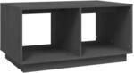 vidaXL Couchtisch Grau 80x50x40 cm Massivholz Kiefer Modell 3