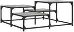 vidaXL Couchtisch Grau Sonoma 87,5x87,5x40 cm Holzwerkstoff