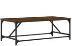 vidaXL Couchtisch Braun Eichen-Optik 100x50x35 cm Holzwerkstoff Modell 1