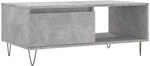 vidaXL Couchtisch Betongrau 90x50x36,5 cm Holzwerkstoff Modell 12