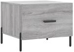 vidaXL Couchtisch Grau Sonoma 50x50x40 cm Holzwerkstoff Modell 4