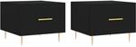 vidaXL Couchtische 2 Stk. Schwarz 50x50x40 cm Holzwerkstoff Modell 6