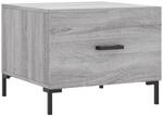 vidaXL Couchtisch Grau Sonoma 50x50x40 cm Holzwerkstoff Modell 1
