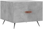 vidaXL Couchtisch Betongrau 50x50x40 cm Holzwerkstoff Modell 5