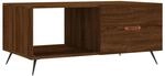 vidaXL Couchtisch Braun Eichen-Optik 90x50x40 cm Holzwerkstoff Modell 4