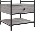 vidaXL Couchtisch Grau Sonoma 50x50x50 cm Holzwerkstoff