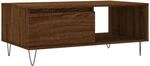 vidaXL Couchtisch Braun Eichen-Optik 90x50x36,5 cm Holzwerkstoff Modell 11