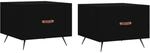 vidaXL Couchtische 2 Stk. Schwarz 50x50x40 cm Holzwerkstoff Modell 7