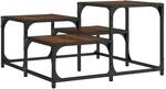 vidaXL Couchtisch Braun Eichen-Optik 68x68x40 cm Holzwerkstoff