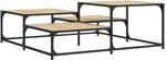 vidaXL Couchtisch Sonoma-Eiche 107x107x40 cm Holzwerkstoff