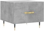 vidaXL Couchtisch Betongrau 50x50x40 cm Holzwerkstoff Modell 3