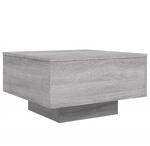 vidaXL Couchtisch Grau Sonoma 55x55x31 cm Holzwerkstoff