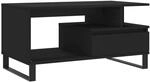 vidaXL Couchtisch Schwarz 90x49x45 cm Holzwerkstoff Modell 3