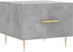 vidaXL Couchtisch Betongrau 50x50x40 cm Holzwerkstoff Modell 6