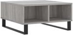 vidaXL Couchtisch Grau Sonoma 60x60x30 cm Holzwerkstoff Modell 1