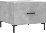 vidaXL Couchtisch Betongrau 50x50x40 cm Holzwerkstoff Modell 4