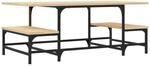 vidaXL Couchtisch Sonoma-Eiche 100x50,5x40 cm Holzwerkstoff