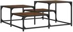 vidaXL Couchtisch Braun Eichen-Optik 87,5x87,5x40 cm Holzwerkstoff