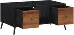 vidaXL Couchtisch 90x50x41 cm Massivholz Teak