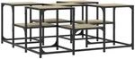 vidaXL Couchtisch Sonoma-Eiche 91x91x40 cm Holzwerkstoff
