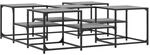 vidaXL Couchtisch Grau Sonoma 121x121x40 cm Holzwerkstoff