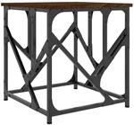 vidaXL Couchtisch Braun Eichen-Optik 45x45x47,5 cm Holzwerkstoff