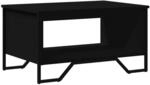 vidaXL Couchtisch Schwarz 75x51x40 cm Holzwerkstoff