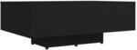 vidaXL Couchtisch Schwarz 85x55x31 cm Holzwerkstoff