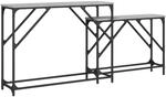 vidaXL Konsolentische 2 Stk. Grau Sonoma Holzwerkstoff Modell 1