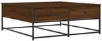 vidaXL Couchtisch Braun Eichen-Optik 100x99x40 cm Holzwerkstoff