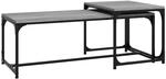 vidaXL Couchtische 2 Stk. Grau Sonoma Holzwerkstoff