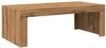 vidaXL Couchtisch Artisan-Eiche 102x50x35 cm Holzwerkstoff 856683