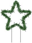 vidaXL Weihnachtssterne mit Erdspie&szlig;en 3 Stk 50 LEDs 29 cm 357726