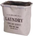 MCW W&auml;schesammler C34 56x49x30cm 82l mit Netz beige