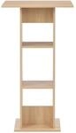vidaXL Bartisch Eichenbraun 60x60x110 cm