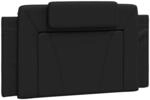 vidaXL Kopfteil-Kissen Viana Schwarz 100 cm Kunstleder 374774